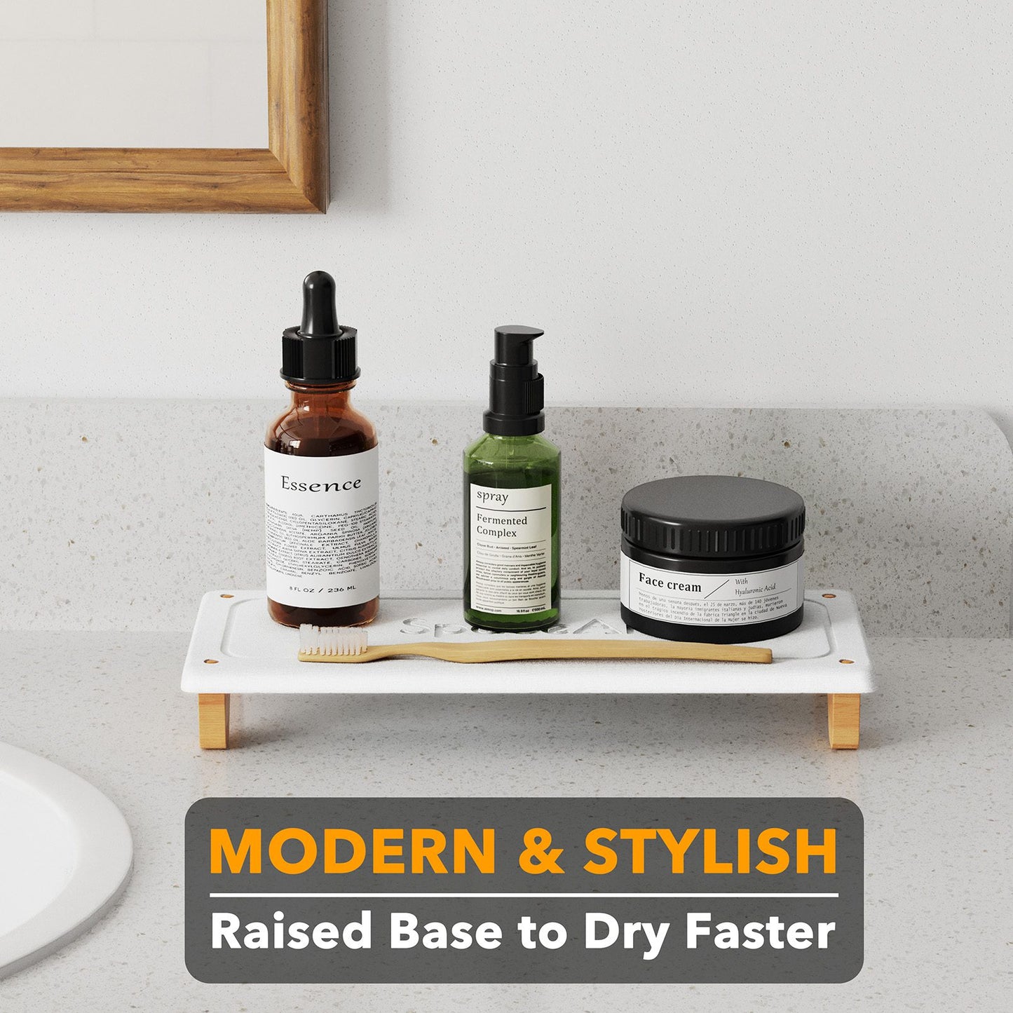 kitchen bathroom sink caddy