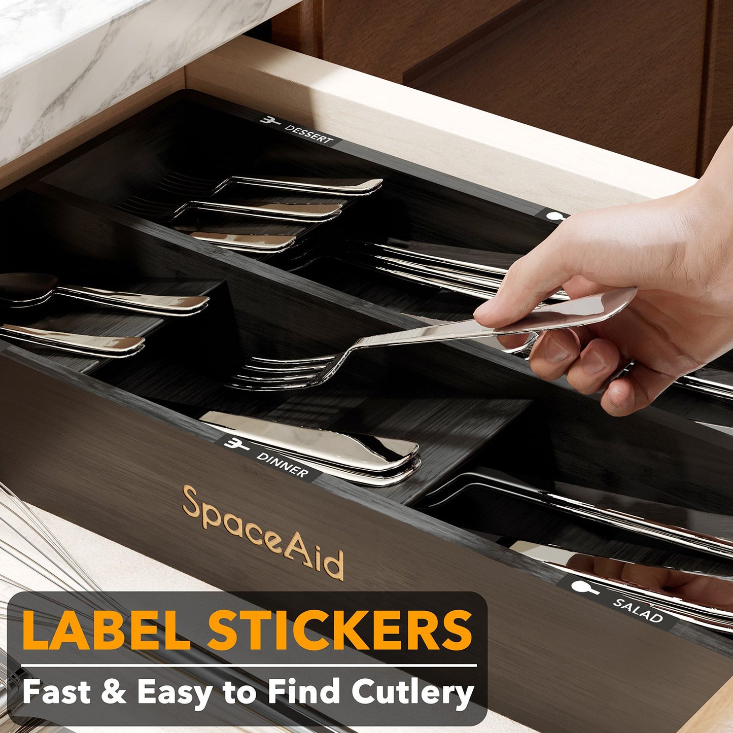 kitchen utensil drawer organizer