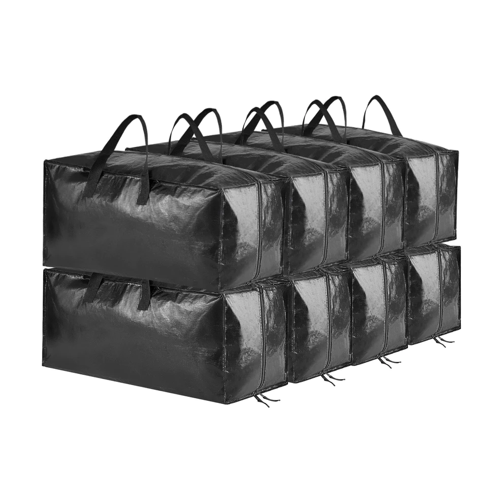 Best SpaceAid Heavy Duty Moving Bags, Black (8 Pack)