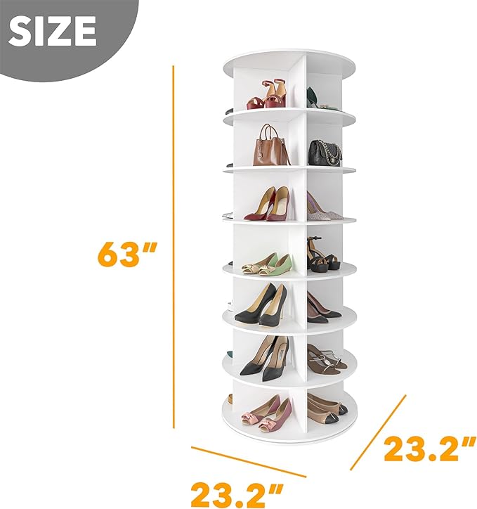 rotating shoe rack