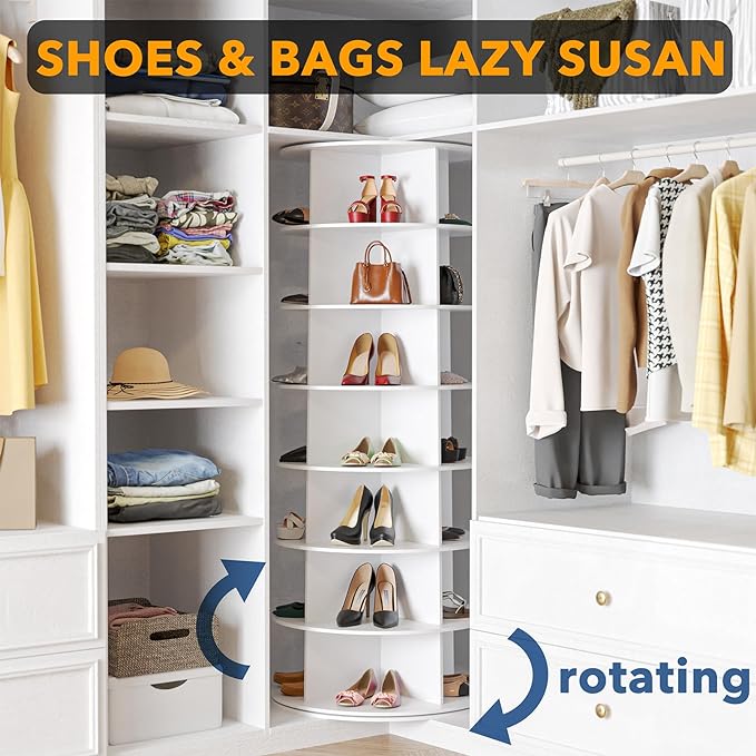 rotating shoe rack
