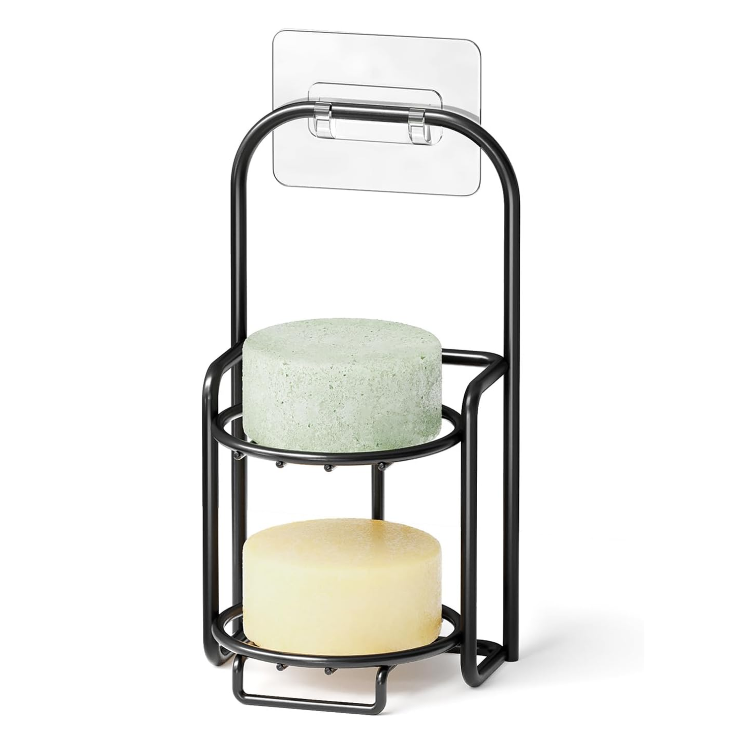 SpaceAid 2 Tier Soap Holder for Shower Black