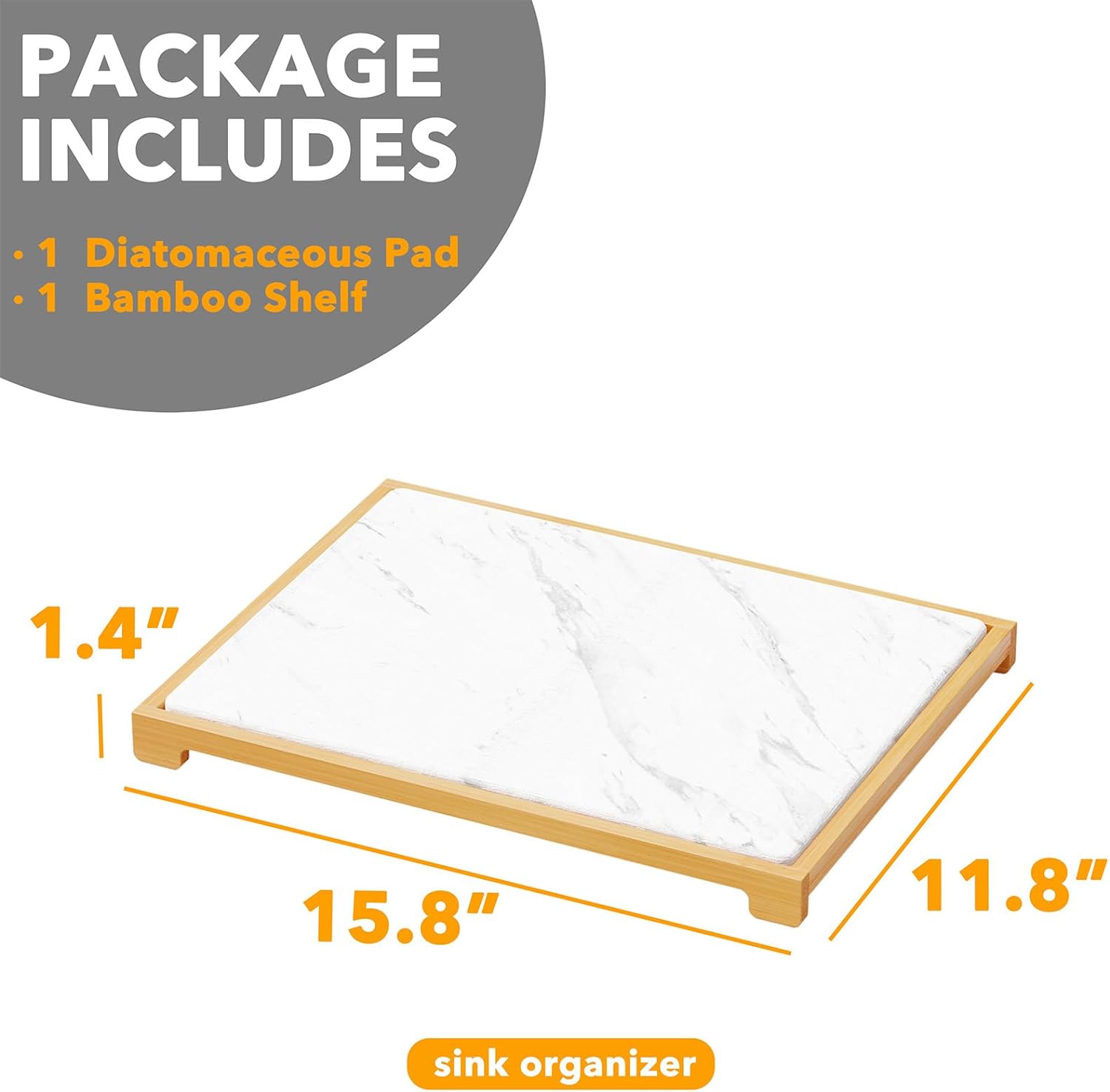 stone dish drying mat