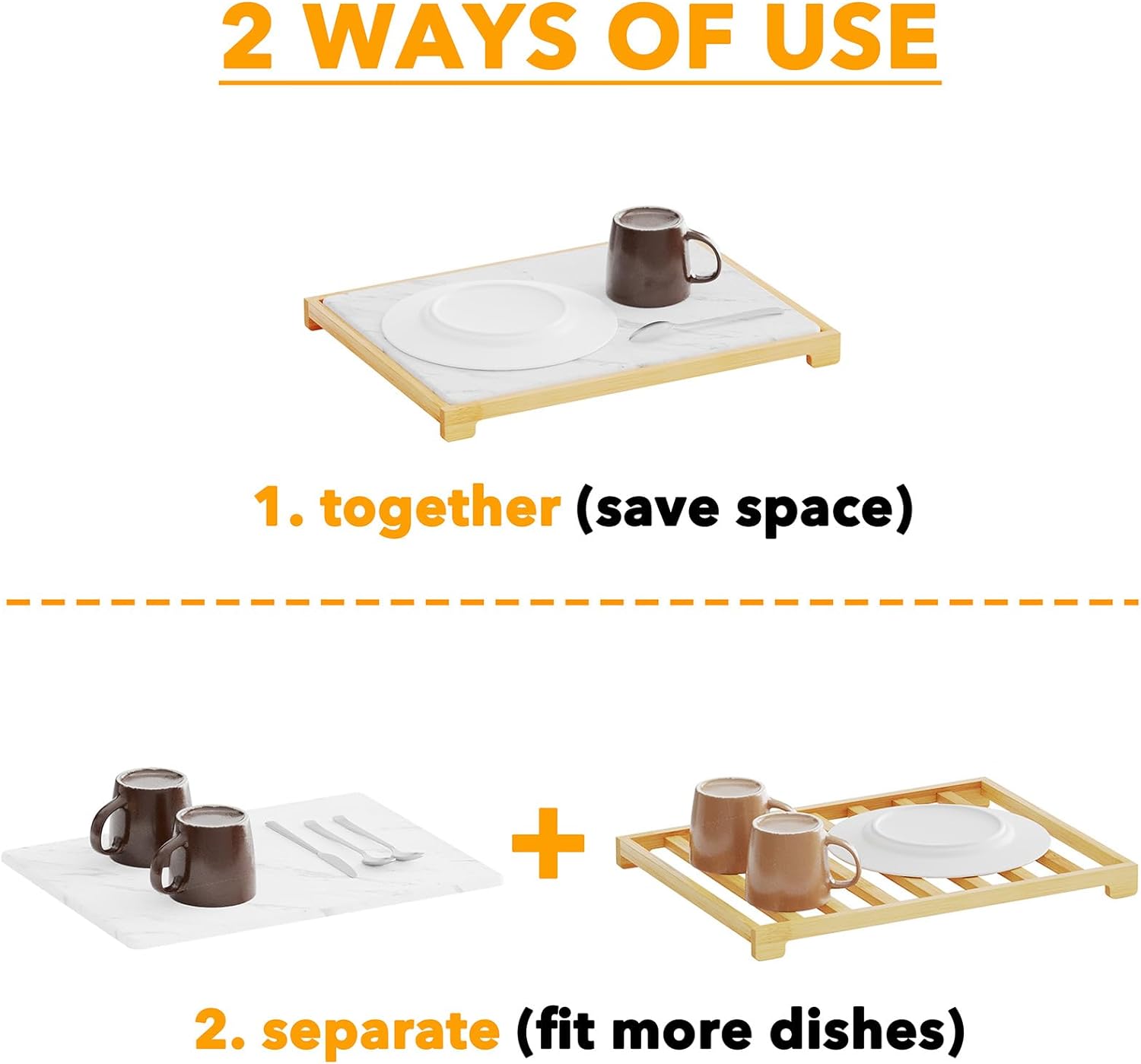 stone dish drying mat