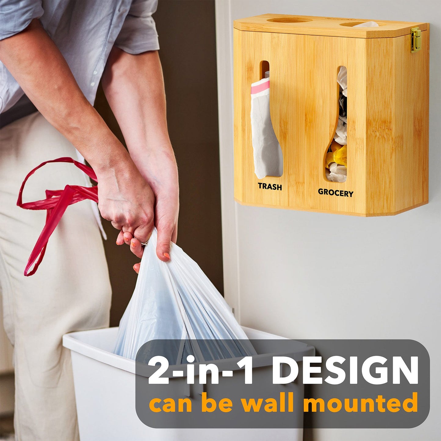 SpaceAid trash bag dispenser
