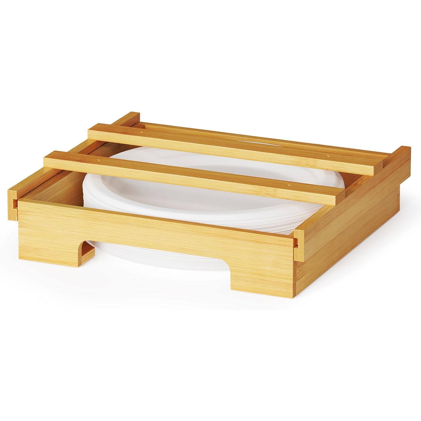 under cabinet paper plate holder