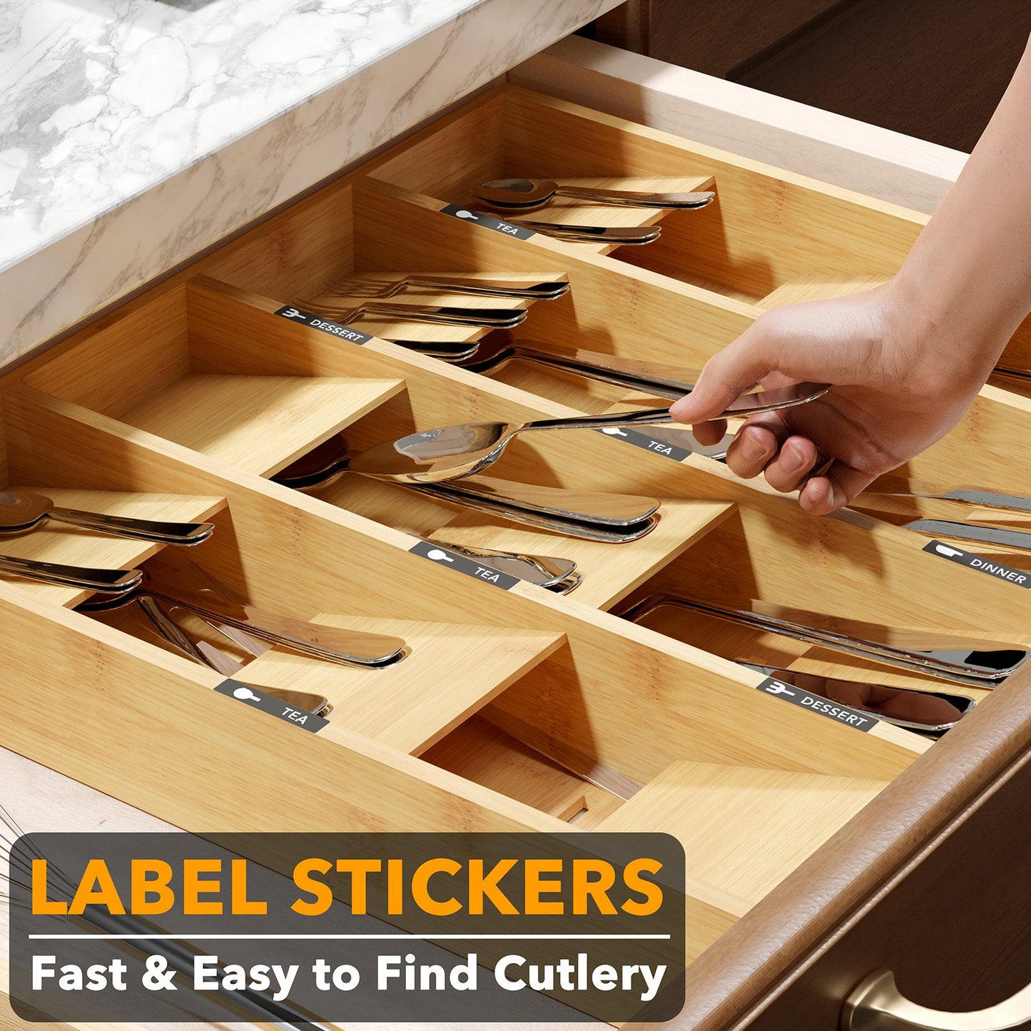 kitchen utensil drawer organizer