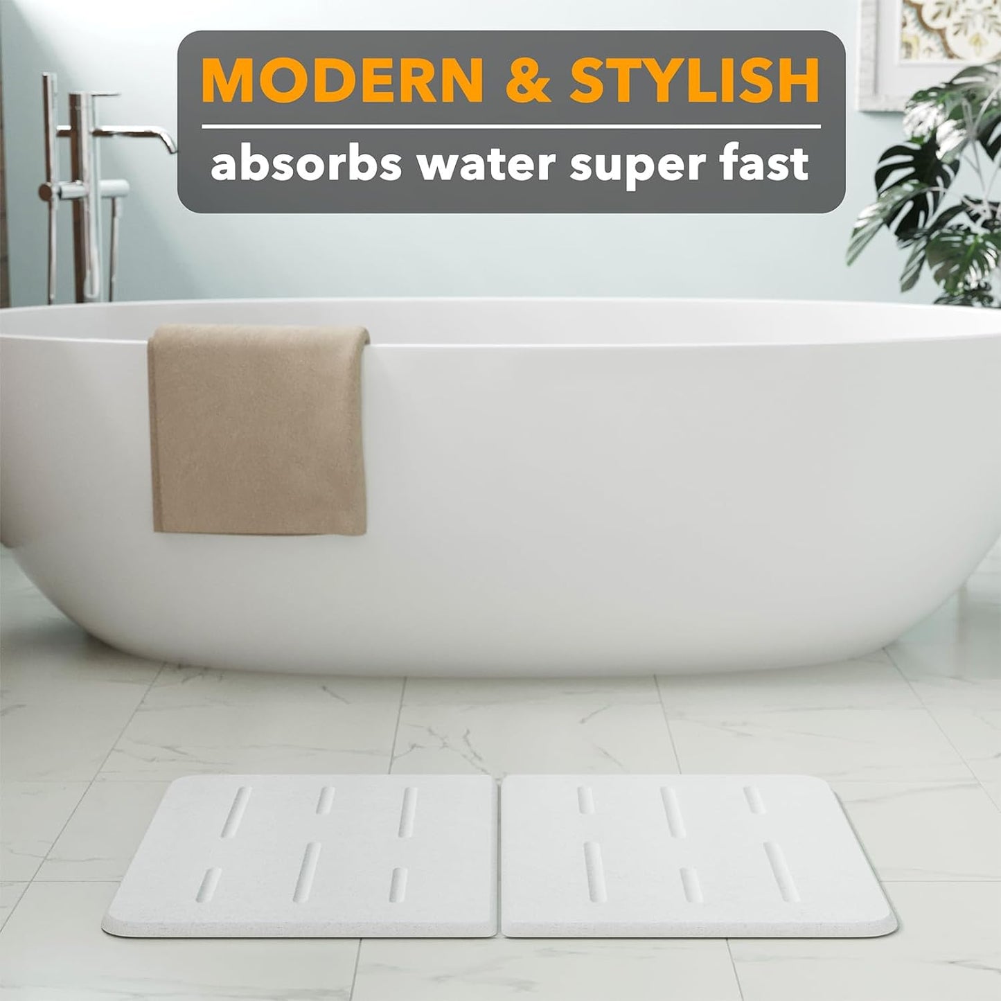 White Bath Mat