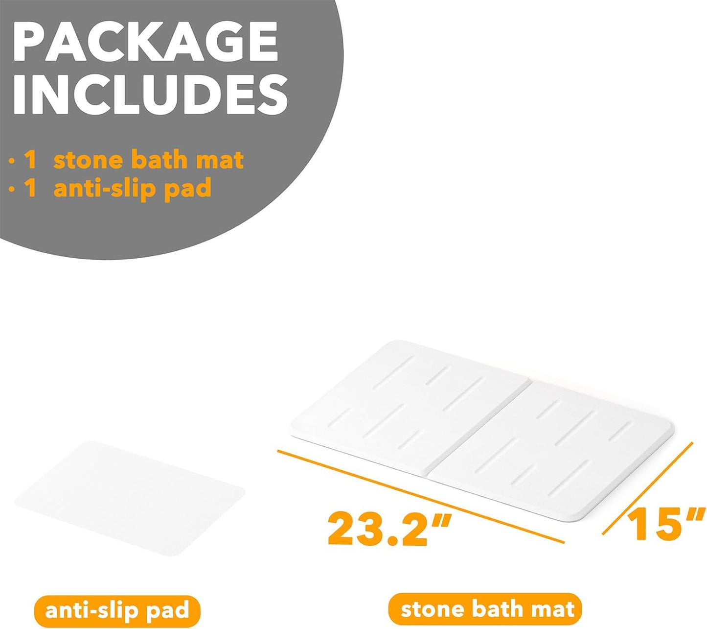 White Bath Mat