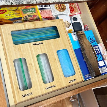 Bambooed Baggie Organizer: A Sustainable Storage Solution for Your Kitchen