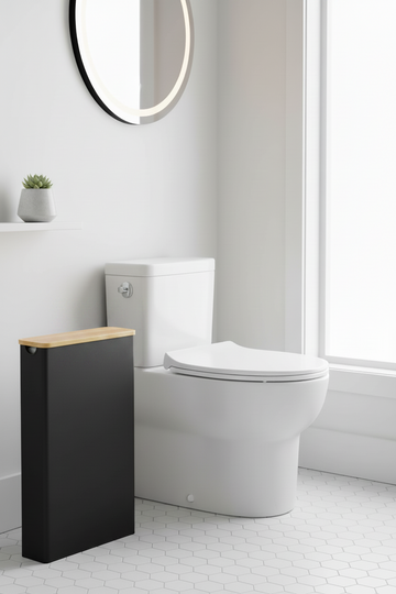 SpaceAid Toilet Paper Basket: Practical Toilet Paper Storage for Neat Bathroom Layouts