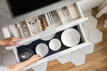 Organize Your Kitchen Drawers Dresser Tool Box with Bamboo Drawer Dividers