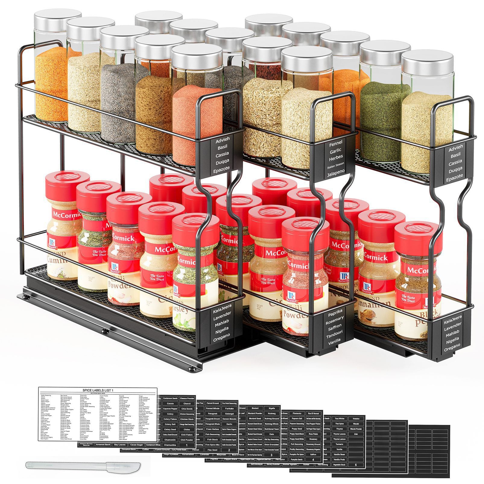 pull out spice rack