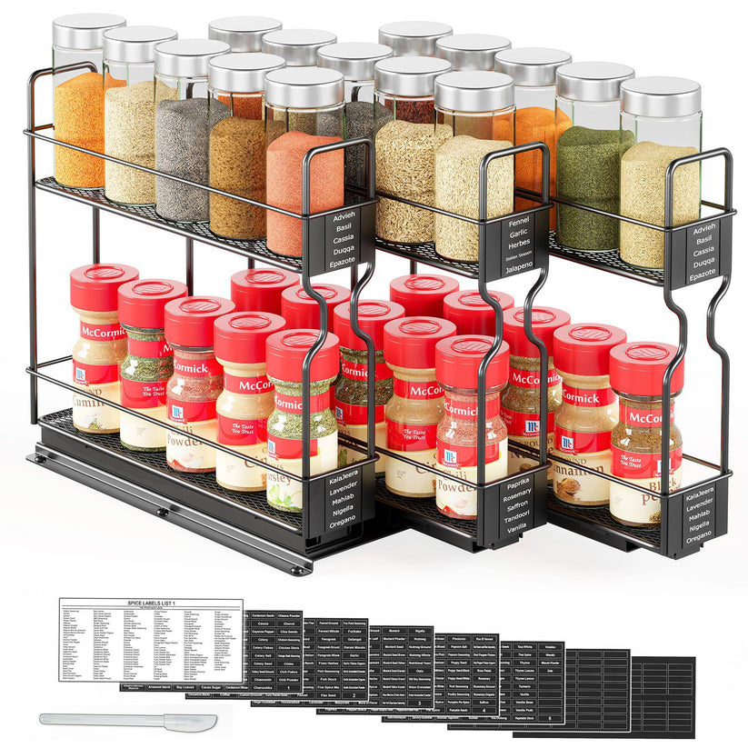 large spice rack
2 tier spice rack