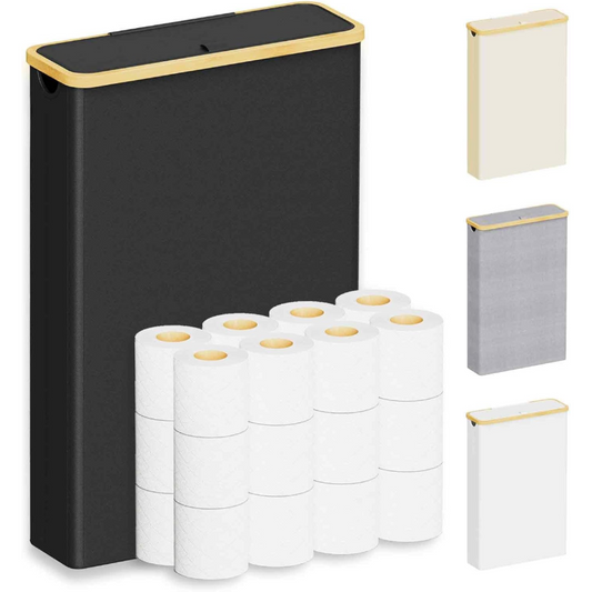 Extra Large Toilet Paper Storage Black