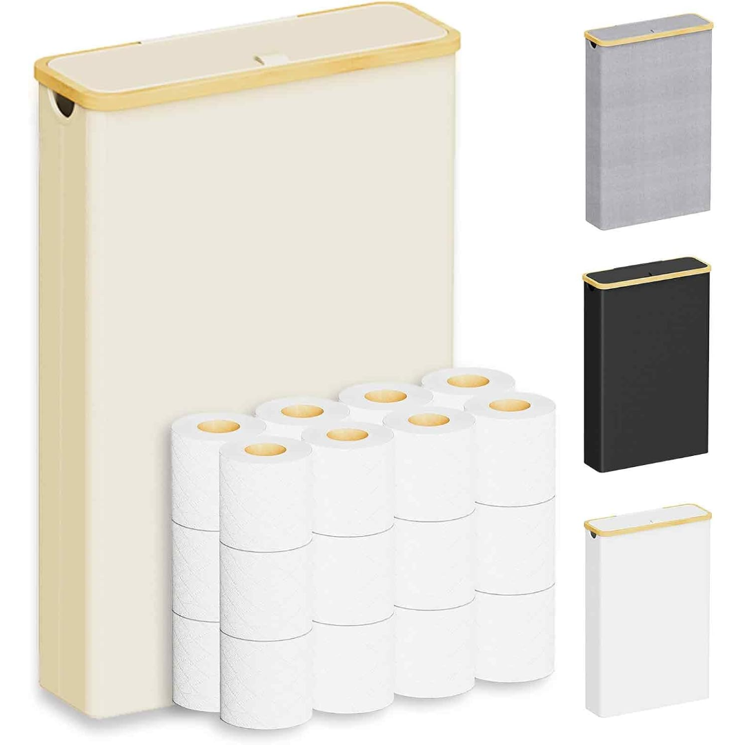 Extra Large Toilet Paper Storage Beige