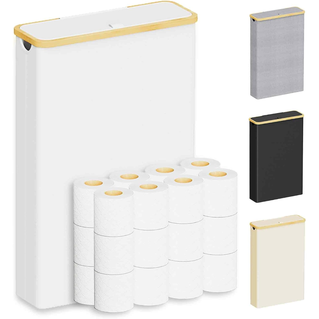 Extra Large Toilet Paper Storage White