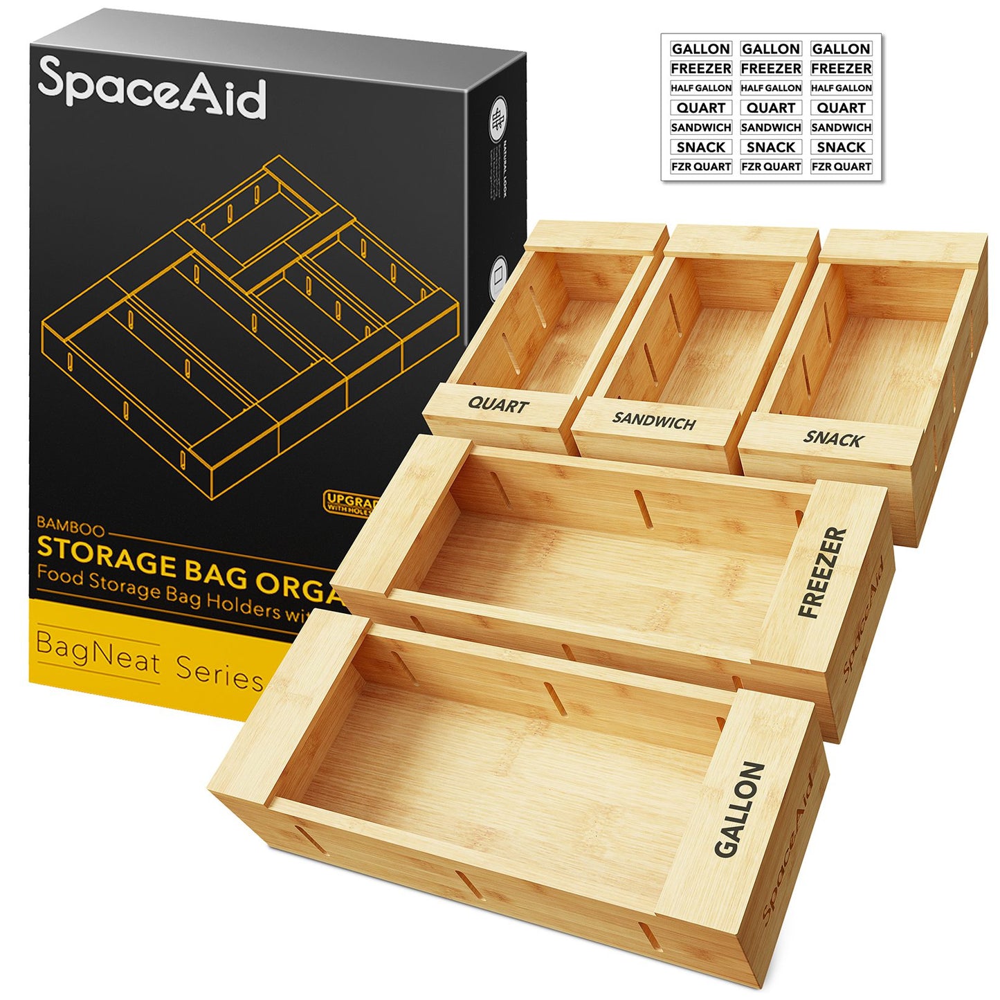 SpaceAid bag organizer storage