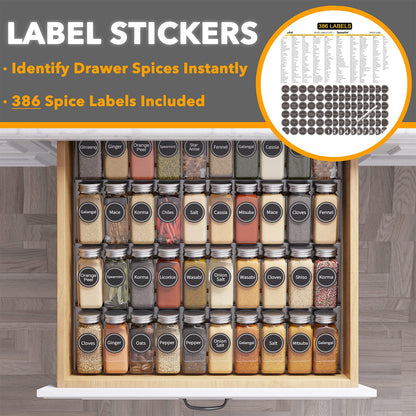 SpaceAid kitchen drawer spice organizer