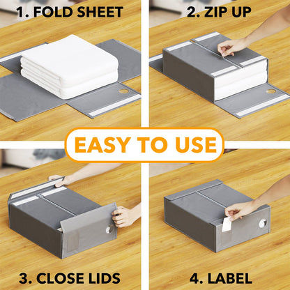 Bed Sheet Organization Folder