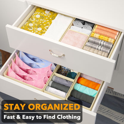 SpaceAid 12 Pack Drawer Organizers for Clothes