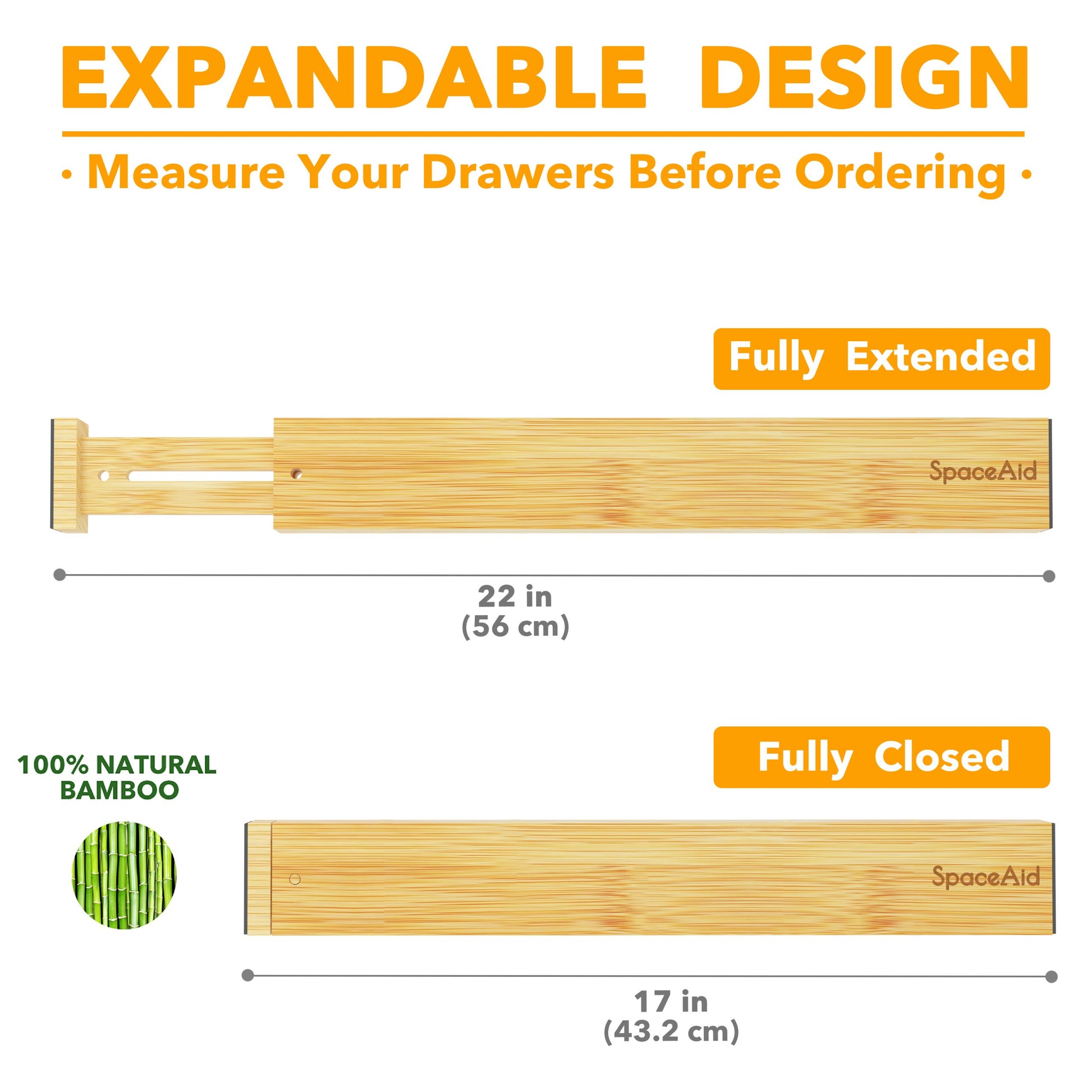 Bamboo Drawer Organizer