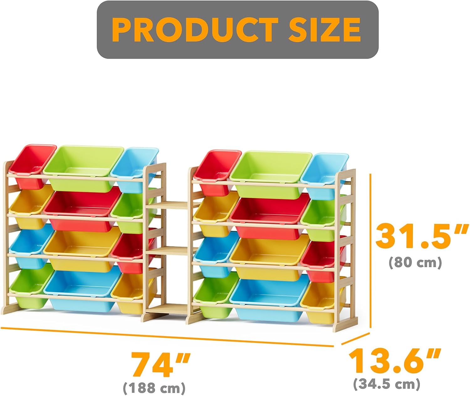 Kids Toy Storage Bins Organizer