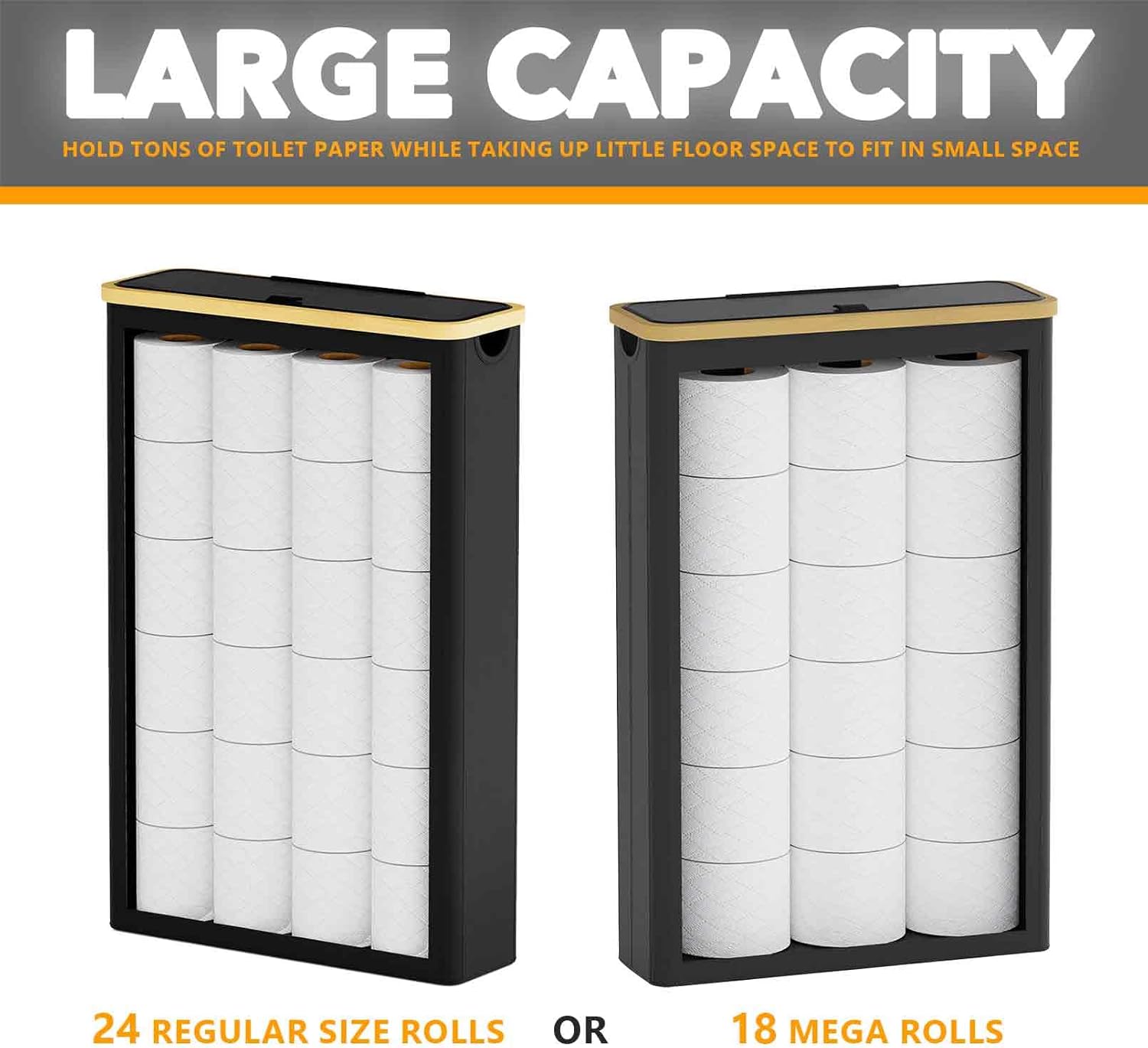 Extra Large Toilet Paper Storage