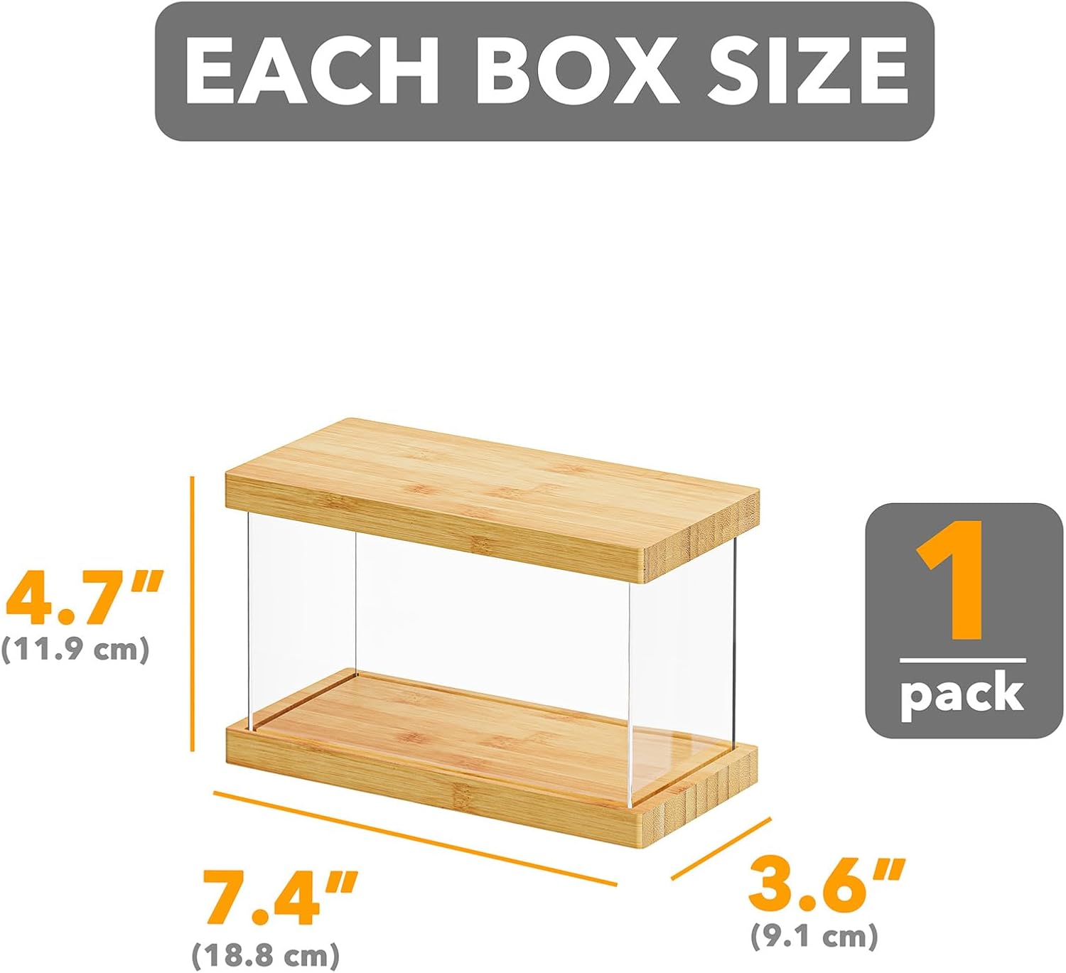 Bamboo Food Storage Containers with Airtight Lids