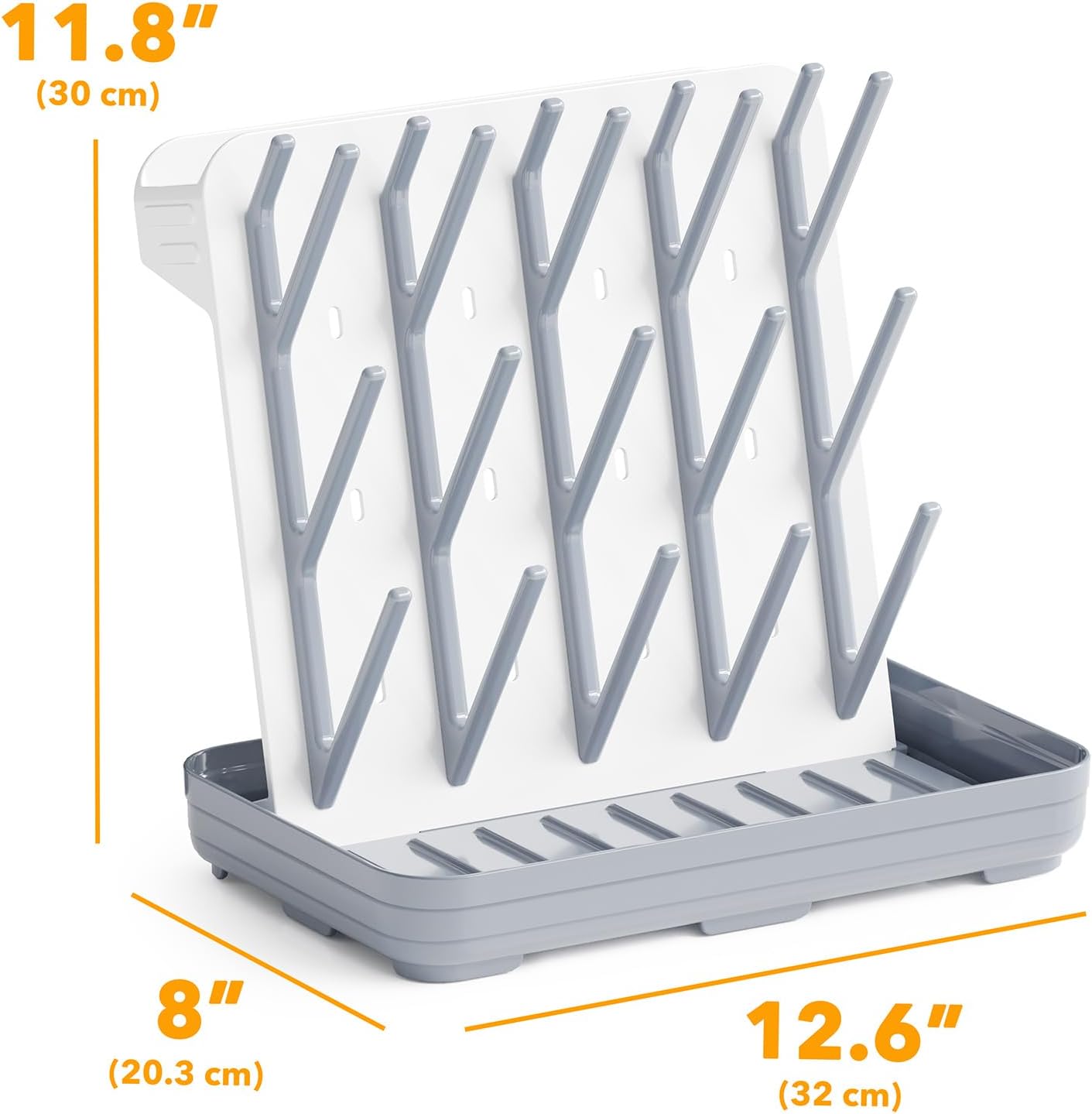 Bottle Drying Rack Gray