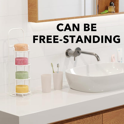 SpaceAid whiite soap holder 4 tier