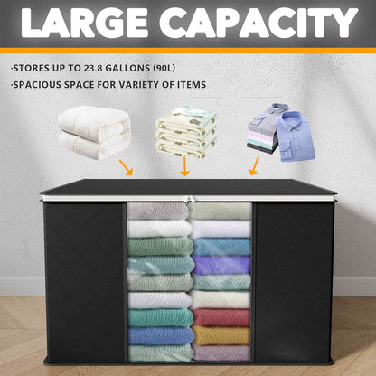 8 Pack 90L Large Storage Bins