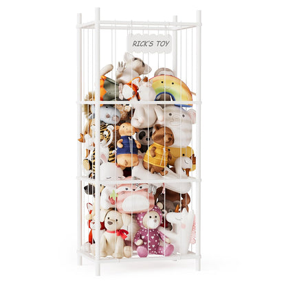 Stuffed Animal Storage Organizer – Large Wooden Stuffed Animal Zoo