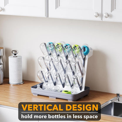 Bottle Drying Rack Gray