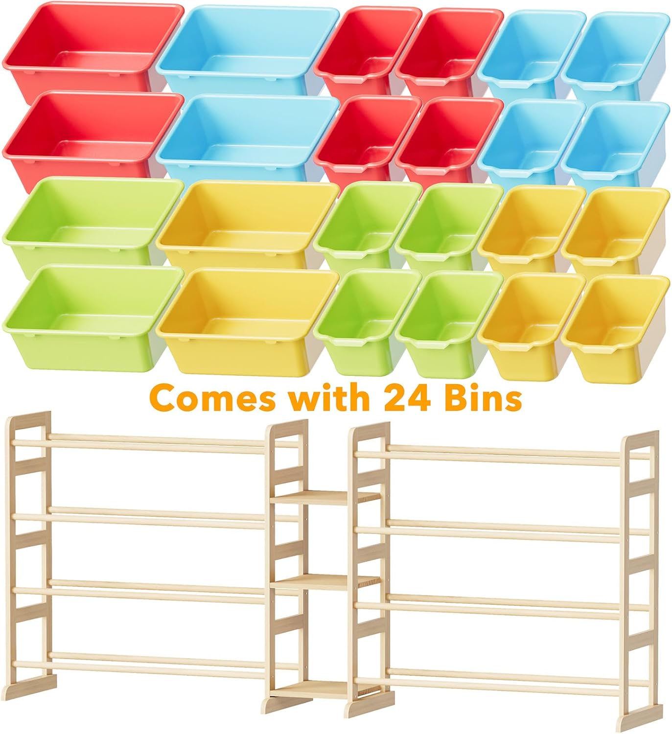 Kids Toy Storage Bins Organizer