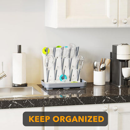 Bottle Drying Rack Gray