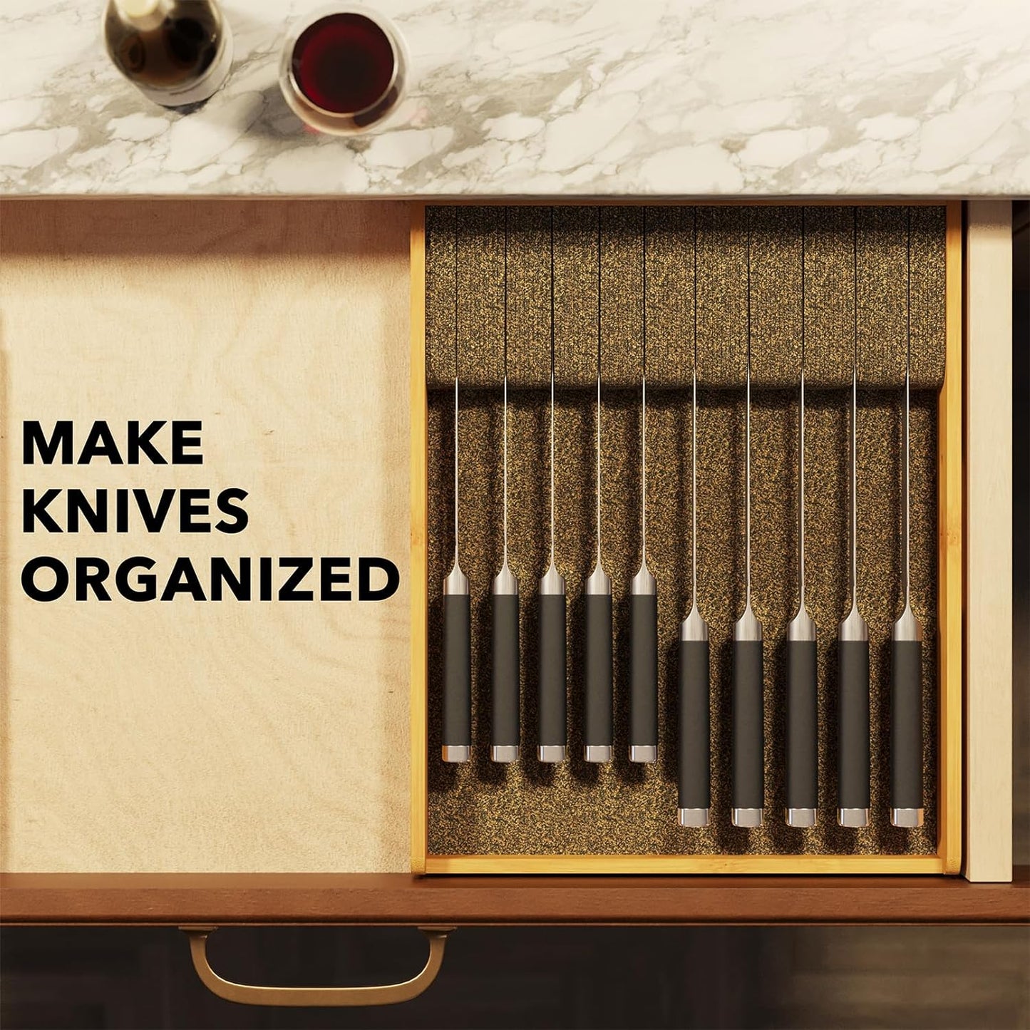 SpaceAid knife drawer organizer