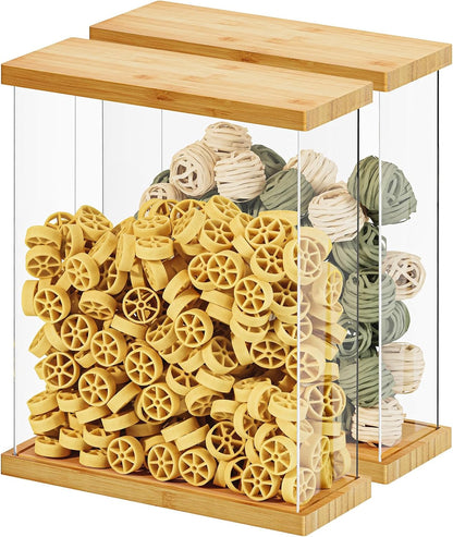 Bamboo Food Storage Containers with Airtight Lids