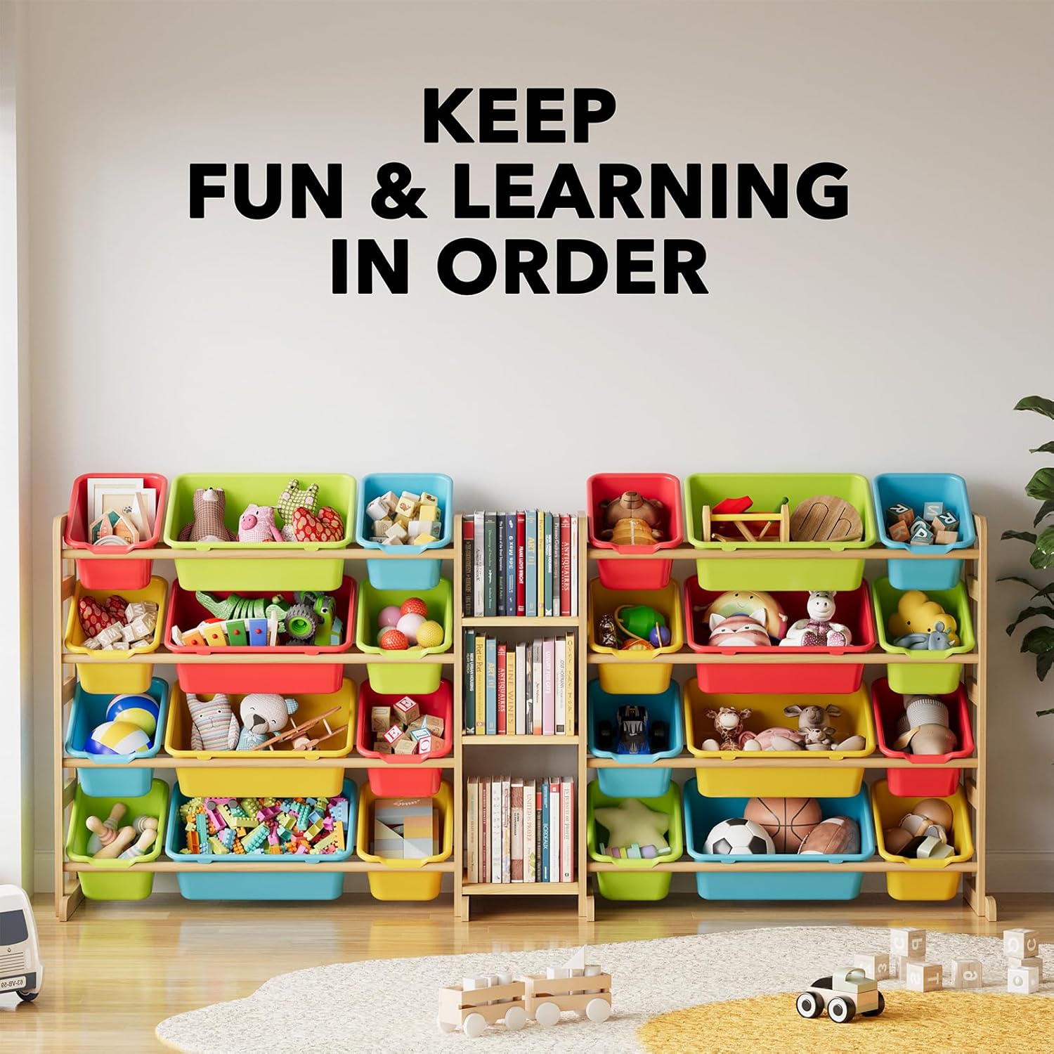 Kids Toy Storage Bins Organizer