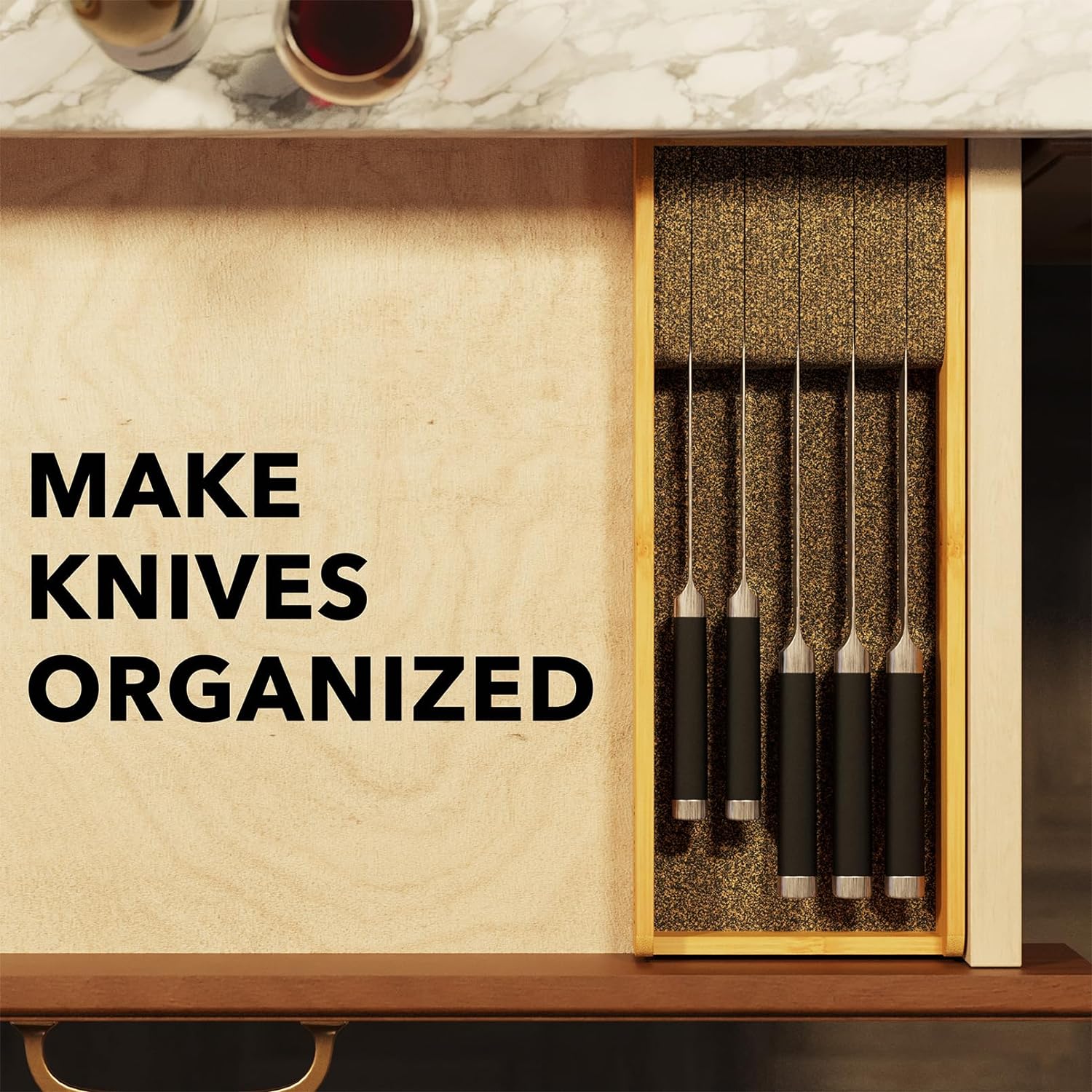 DIY Knife Drawer Divider