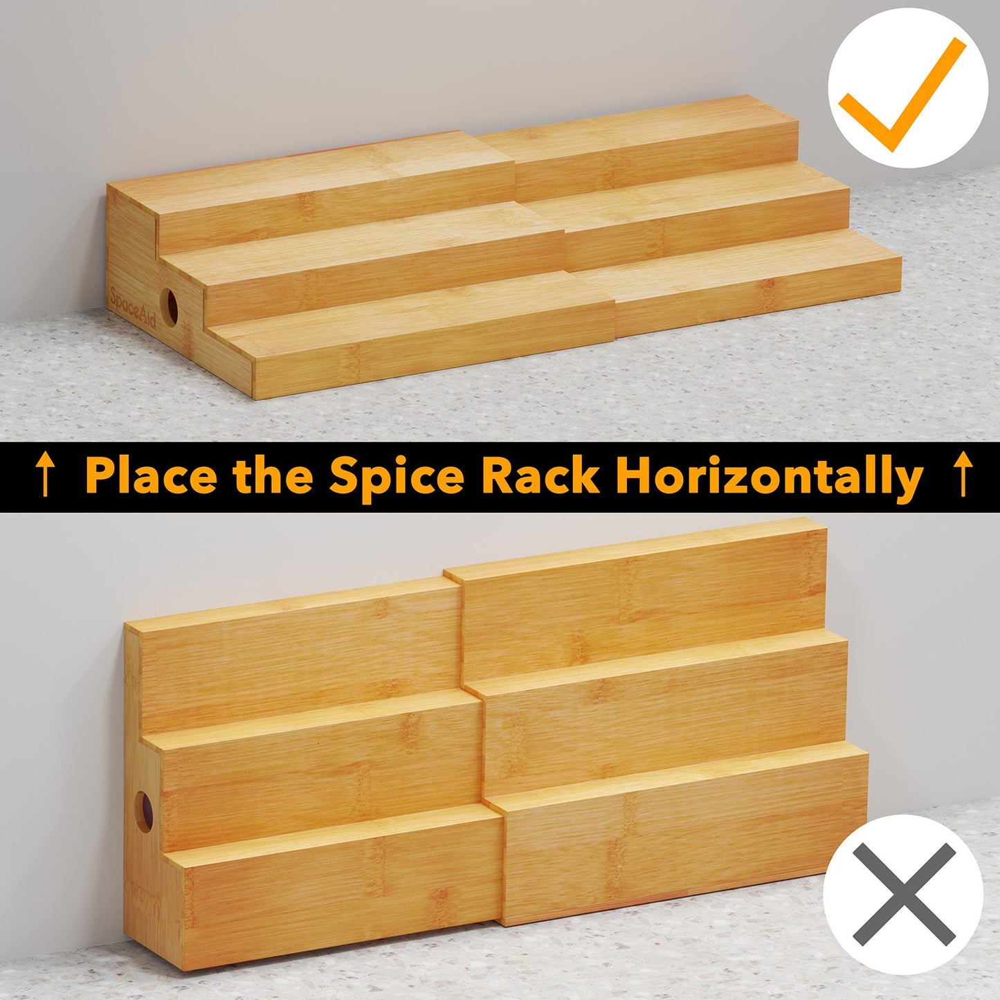 ladder spice organizer