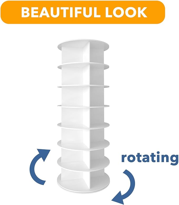 rotating shoe rack