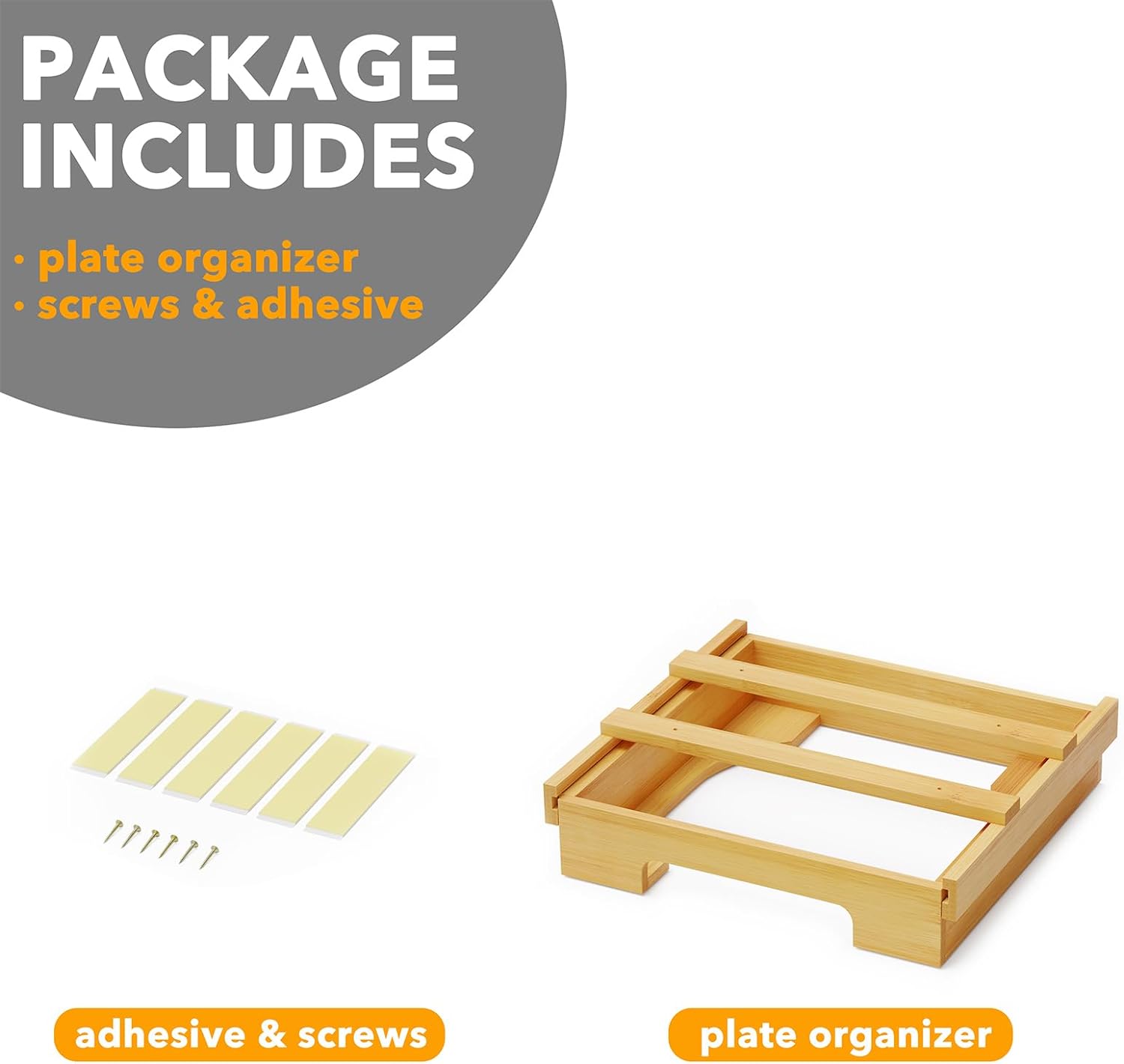 SpaceAid 12-inch Under Cabinet Paper Plate Holder